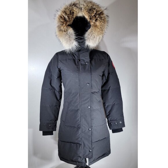 Canada Goose Shelburne Parka, Black 3802L, Womens Size XXSmall - Picture 2 of 10